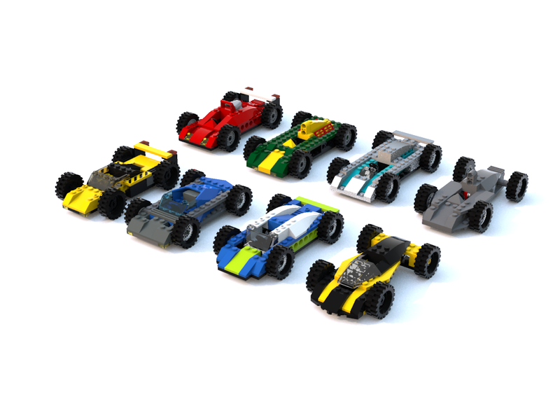 Illustration for article titled When I'm bored, I build racecars out of virtual Lego bricks